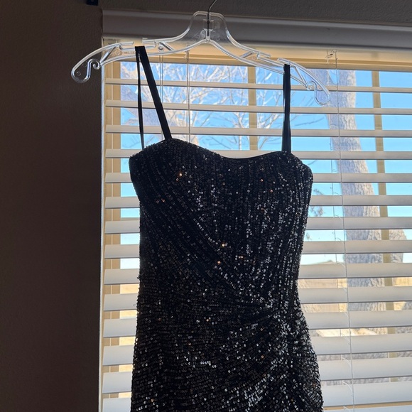 Colors Dress Black Prom Dress Size 0 Worn once Excellent condition - Picture 7 of 14